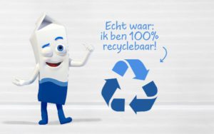 Zuivelpak volledig recyclebaar